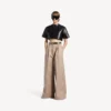 Women’s high-waist pants in dune