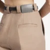 Women’s high-waist pants in dune
