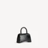 Women’s hourglass handbag xs in black