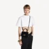 Women’s hourglass handbag xs in black