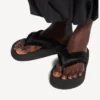 Women’s jet lag thong in black