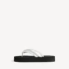 Women’s jet lag thong in off white