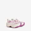 Women’s jet sneaker in eggshell/strawberry pink