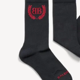 Women’s laurel classic socks in black/white