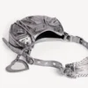 Women’s le cagole shoulder bag xs in silver