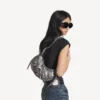 Women’s le cagole shoulder bag xs in silver