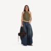 Women’s le city bag east-west in light espresso
