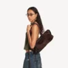 Women’s le city bag east-west in light espresso