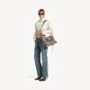 Women’s le city bag medium in dark noix