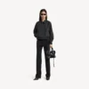 Women’s le city bag small giant studs with rhinestones in black