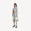 Women’s le city bag small giant studs with rhinestones in optic white