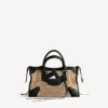 Women’s le city bag small in natural/black