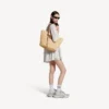 Women’s le city basket medium in natural/camel