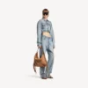 Women’s le city hobo bag medium in camel