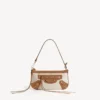 Women’s le city pouch on strap in beige/camel