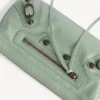 Women’s le city pouch on strap in heritage green