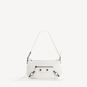 Women’s le city pouch on strap in optic white