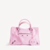 Women’s le city round mirror charm in bubbly pink