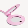 Women’s le city round mirror charm in bubbly pink