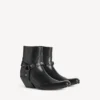 Women’s memphis bootie with harness in black