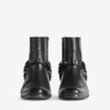 Women’s memphis bootie with harness in black