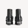 Women’s memphis bootie with harness in black
