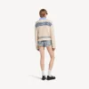 Women’s mini shorts in bleach light bleu