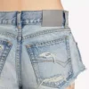 Women’s mini shorts in bleach light bleu