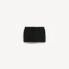 Women’s mini tailored skort in black