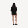 Women’s mini tailored skort in black