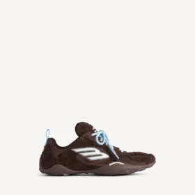 Men’s monday ultra sneaker in brown/white/light blue/beige