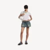 Women’s monday ultra sneaker in brown/white/light blue/beige