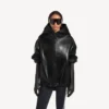 Women’s relaxed hoodie in black