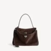 Women’s rodeo handbag medium in light espresso