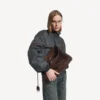 Women’s rodeo handbag medium in light espresso