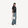 Women’s rodeo handbag small in optic white