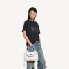Women’s rodeo handbag small in optic white