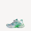Women’s runner sneaker in grey/green/blue