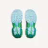 Women’s runner sneaker in grey/green/blue