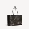 Women’s select tote bag large in black/orange