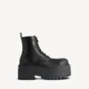 Women’s strike platform bootie in black
