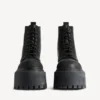 Women’s strike platform bootie in black