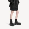 Women’s strike platform bootie in black