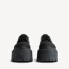 Women’s strike platform derby in black