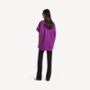 Women’s structured t-shirt in violet