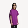 Women’s structured t-shirt in violet