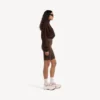 Women’s techwear tracksuit jacket in moka