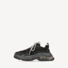 Women’s triple s clear sole sneaker in black