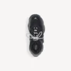 Women’s triple s clear sole sneaker in black