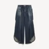 Women’s tulipe pants in dark ocean
